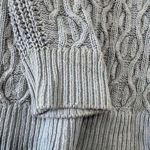 MichaelKors Women’s Blue Knit Sweater Size OX (XL) Cotton Blend Preppy Style - Picture 6 of 12